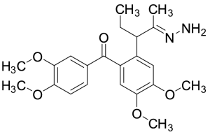 (3,4-Dimethoxyphenyl)(2-(2-hydrazonopentan-3-yl)-4,5-dimethoxyphenyl)methanone