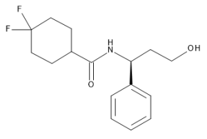 4,4-Difluoro-N-[(1S)-3-hydroxy-1-phenylpropyl]-cyclohexanecarboxamide