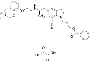 7-Descarboxamido, 7-Cyano (R)-Silodosin O-Benzoate Oxalate