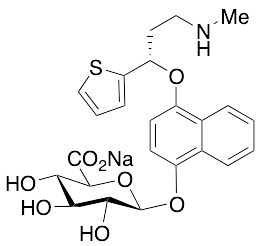 4-Hydroxy Duloxetine Beta-D-Glucuronide Sodium Salt