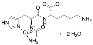 [N2-(N-Glycyl-L-histidyl)-L-lysinato(2-)]copper Dihydrate