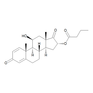 (11Beta,16Alpha)-11-Hydroxy-16-(1-oxobutoxy)-androsta-1,4-diene-3,17-dione