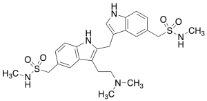 1-(3-(2-(Dimethylamino)ethyl-2-((5-((N-methylsulfamoyl)methyl)-1H-indol-3-yl)methyl)-1H-indo-5-yl)-N-methylmethanesulfonamide