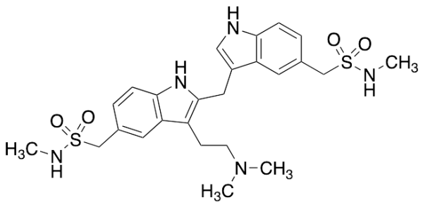 1-(3-(2-(Dimethylamino)ethyl-2-((5-((N-methylsulfamoyl)methyl)-1H-indol-3-yl)methyl)-1H-indo-5-yl)-N-methylmethanesulfonamide