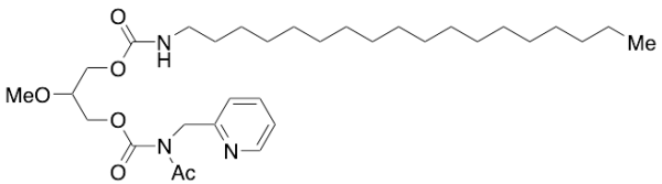 Acetyl(2-pyridinylmethyl)carbamic Acid 2-Methoxy-3-[[(octadecylamino)carbonyl]oxy]propyl Ester