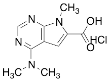 4-(dimethylamino)-7-methyl-7H-pyrrolo[2,3-d]pyrimidine-6-carboxylic acid hydrochloride