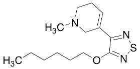 3-(Hexyloxy)-4-(1-Methyl-1,2,5,6-Tetrahydropyridin-3-Yl)-1,2,5-Thiadiazole