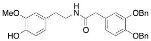 N-[2-(4-Hydroxy-3-methoxyphenyl)ethyl]-3,4-bis(phenylmethoxy)benzeneacetamide