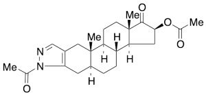 (5Alpha,16Beta)-N-Acetyl-16-acetyloxy-2'H-androst-2-eno[3,2-c]pyrazol-17-one
