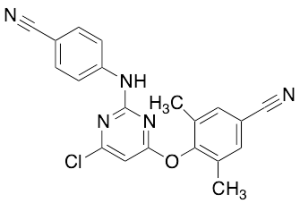4-[[6-Chloro-2-[(4-cyanophenyl)amino]-4-pyrimidinyl]oxy]-3,5-dimethylbenzonitrile