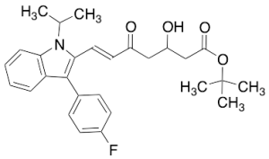 (6E)-7-[3-(4-Fluorophenyl)-1-(1-methylethyl)-1H-indol-2-yl]-3-hydroxy-5-oxo-6-heptenoic Acid 1,1-Dimethylethyl Ester
