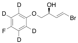 (2S,3E)-4-Bromo-1-(4-fluorophenoxy)-3-buten-2-ol-d4