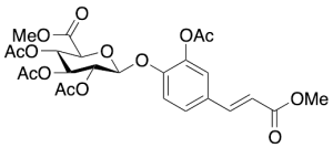 3-O-Acetyl Caffeic Acid Methyl Ester 4-O-(Tri-O-acetyl-Beta-D-glucuronic Acid Methyl Ester)