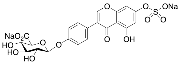 Genistein-7-sulfate 4’-b-D-glucuronide Disodium Salt