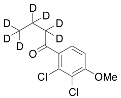 1-(2,3-Dichloro-4-methoxyphenyl)-1-butanone-d7