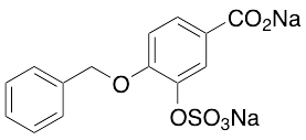 4-Benzyloxy-3-(sulfooxy)benzoic Acid 3-O-Sulfate Disodium Salt