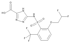 5-((2-(2,2-Difluoroethoxy)-6-(trifluoromethyl)phenyl)sulfonamido)-4H-1,2,4-triazole-3-carboxylic Acid