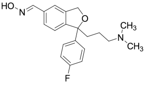 1-[3-(Dimethylamino)propyl]-1-(4-fluorophenyl)-1,3-dihydro-5-isobenzofurancarboxaldehyde Oxime