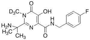 2-(1-Amino-1-methylethyl)-N-(4-fluorobenzyl)-5-hydroxy-1-methyl-6-oxo-1,6-dihydropyrimidine-4-carboxamide-d3