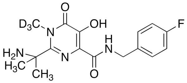 2-(1-Amino-1-methylethyl)-N-(4-fluorobenzyl)-5-hydroxy-1-methyl-6-oxo-1,6-dihydropyrimidine-4-carboxamide-d3