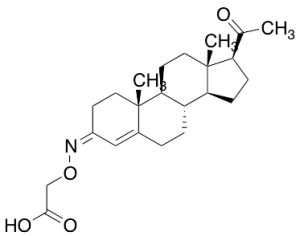 Progesterone 3-(O-carboxymethyl)oxime