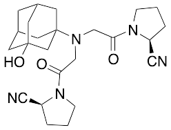 (2S,2'S)-1,1'-[[(3-Hydroxytricyclo[3.3.1.13,7]dec-1-yl)imino]bis(1-oxo-2,1-ethanediyl)]bis-2-pyrrolidinecarbonitrile