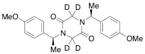 1,4-Bis[(1S)-1-(4-methoxyphenyl)ethyl]-2,5-piperazinedione-d4
