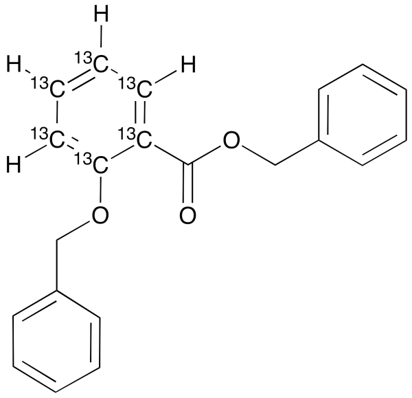2-Benzyloxy-benzoic Acid-13C3 Benzyl Ester