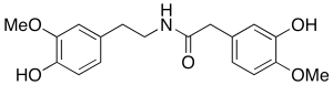 N-(4-Hydroxy-3-methoxyphenethyl)-2-(3-hydroxy-4-methoxyphenyl)acetamide