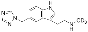 N10-Monodesmethyl Rizatriptan-d3