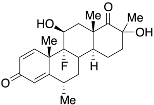 (4aS,6S,10aS,10bR,11S,12aS)-10b-Fluoro-2,11-dihydroxy-2,6,10a,12a-tetramethyl-2,3,4,4a,5,6,10b,11,12,12a-decahydrochrysene-1,8(4bH,10aH)-dione