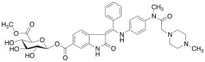 Nintedanib Demethyl-O-Beta-D-glucuronic Acid Methyl Ester