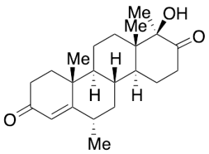 (17abeta)-Hydroxy-6alpha,17a-dimethyl-D-homoandrost-4-ene-3,17-dione