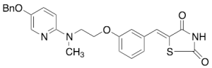 5-{4-[2-[(5-Benzyloxypyridin-2-yl)methylamino]ethoxy]benzylidine}thiazolidine-2,4-dione