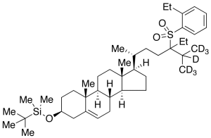 3-O-tert-Butyldimethylsilyl-24-ethyl-24-((2-ethyl)phenylsulfonyl)-cholest-5-ene-3-ol-d7