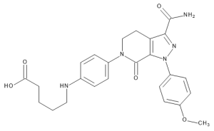 5-[[4-[3-(Aminocarbonyl)-1,4,5,7-tetrahydro-1-(4-methoxyphenyl)-7-oxo-6H-pyrazolo[3,4-c]pyridin-6-yl]phenyl]amino]pentanoic Acid