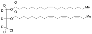 rac 1-Oleoyl-2-linolenoyl-3-chloropropanediol-d5