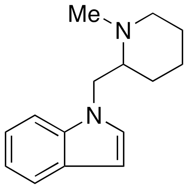 N-(N-Methylpiperidinyl)methylindole