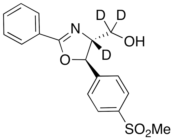 (4R,5R)-4,5-Dihydro-5-[4-(methylsulfonyl)phenyl]-2-phenyl-4-oxazolemethanol-d3
