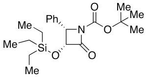 (3R,4S)-1-t-Boc-3-[(triethylsilyl)oxy]-4-phenyl-2-azetidinone