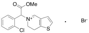 5-[1-(2-Chlorophenyl)-2-methoxy-2-oxoethyl]-6,7-dihydrothieno[3,2-c]pyridinium Bromide (~90%)