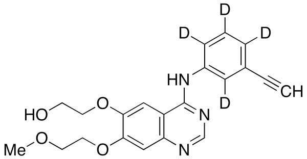 OSI-420-d4, Free Base (Desmethyl Erlotinib-d4)