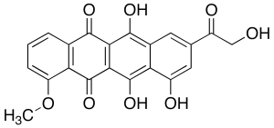 7,8,9,10-Dehydro Doxorubicinone (~70%)