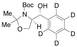 (4R)-4-[(R)-Hydroxyphenylmethyl]-2,2-dimethyl-3-oxazolidinecarboxylic Acid-d5 1,1-Dimethylethyl Ester