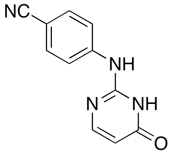 4-[(1,4-Dihydro-4-oxo-2-pyrimidinyl)amino]benzonitrile