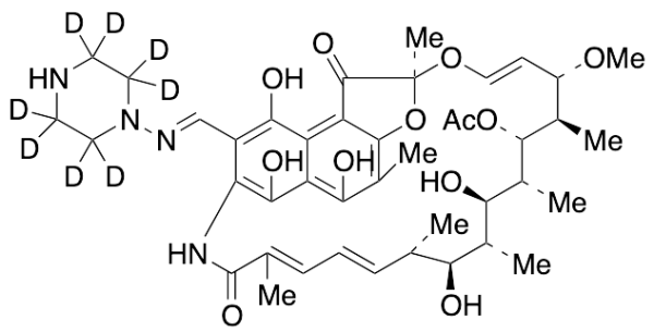 N-Demethyl Rifampicin-d8