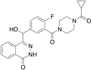 4-((3-(4-(Cyclopropanecarbonyl)piperazine-1-carbonyl)-4-fluorophenyl)(hydroxy)methyl)phthalazin-1(2H)-one