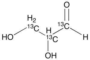 DL-Glyceraldehyde-1,2,3-13C3 (~ 0.1M Aqueous Solution) (>85%)