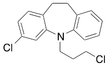 3-Chloro-5-(3-chloropropyl)-10,11-dihydro-5H-dibenz[b,f]azepine (>90%)