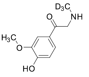 1-(4-Hydroxy-3-methoxyphenyl)-2-(methylamino)ethanone-D3